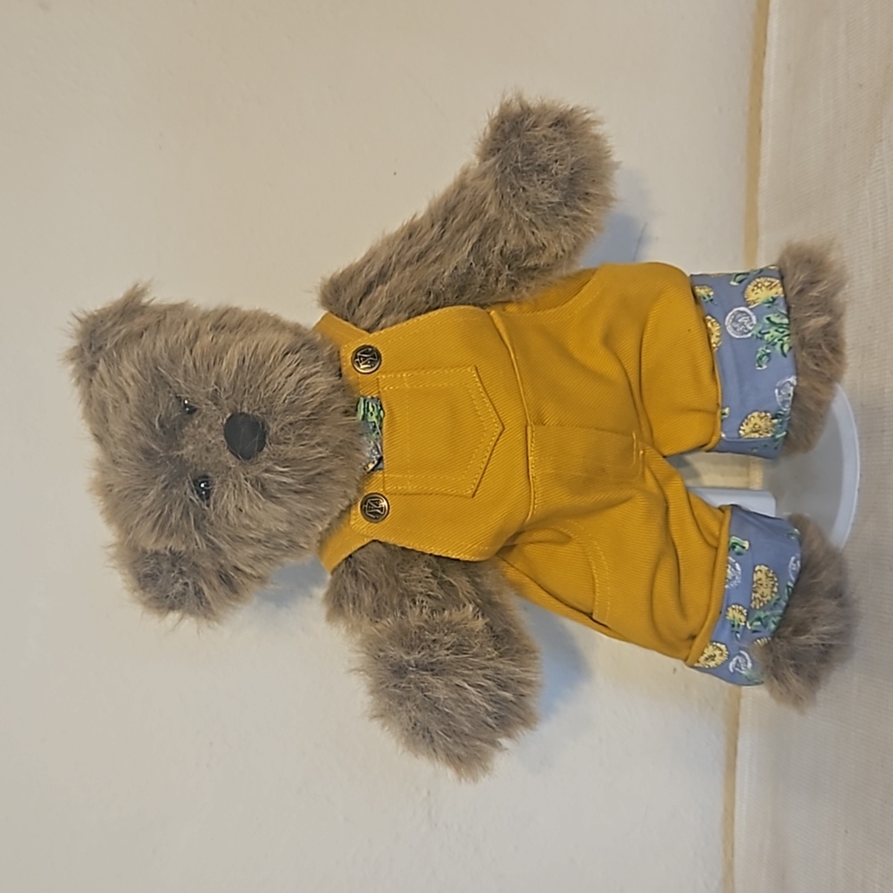 Ashton-Drake 1996 Vintage Plush Teddy Bear with Stand